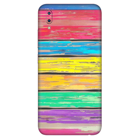 VIVO Y Series Phone Skins (All Models) - Multi Colour Wooden Wall - Matte Finish (M-96) Vivo Y93
