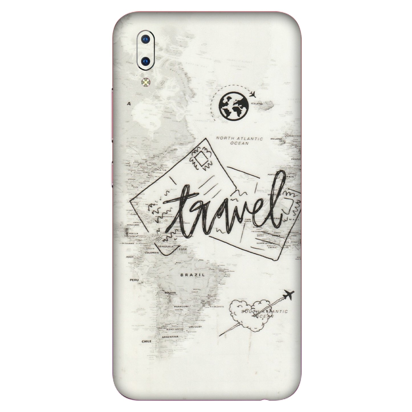 VIVO Y Series Phone Skins (All Models) - Travel Ticket - Transparent Finish (T-06) Vivo Y93