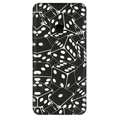 VIVO Y Series Phone Skins (All Models) - Big Black Dices - 3D Embossed Finish (L-106) Vivo Y95