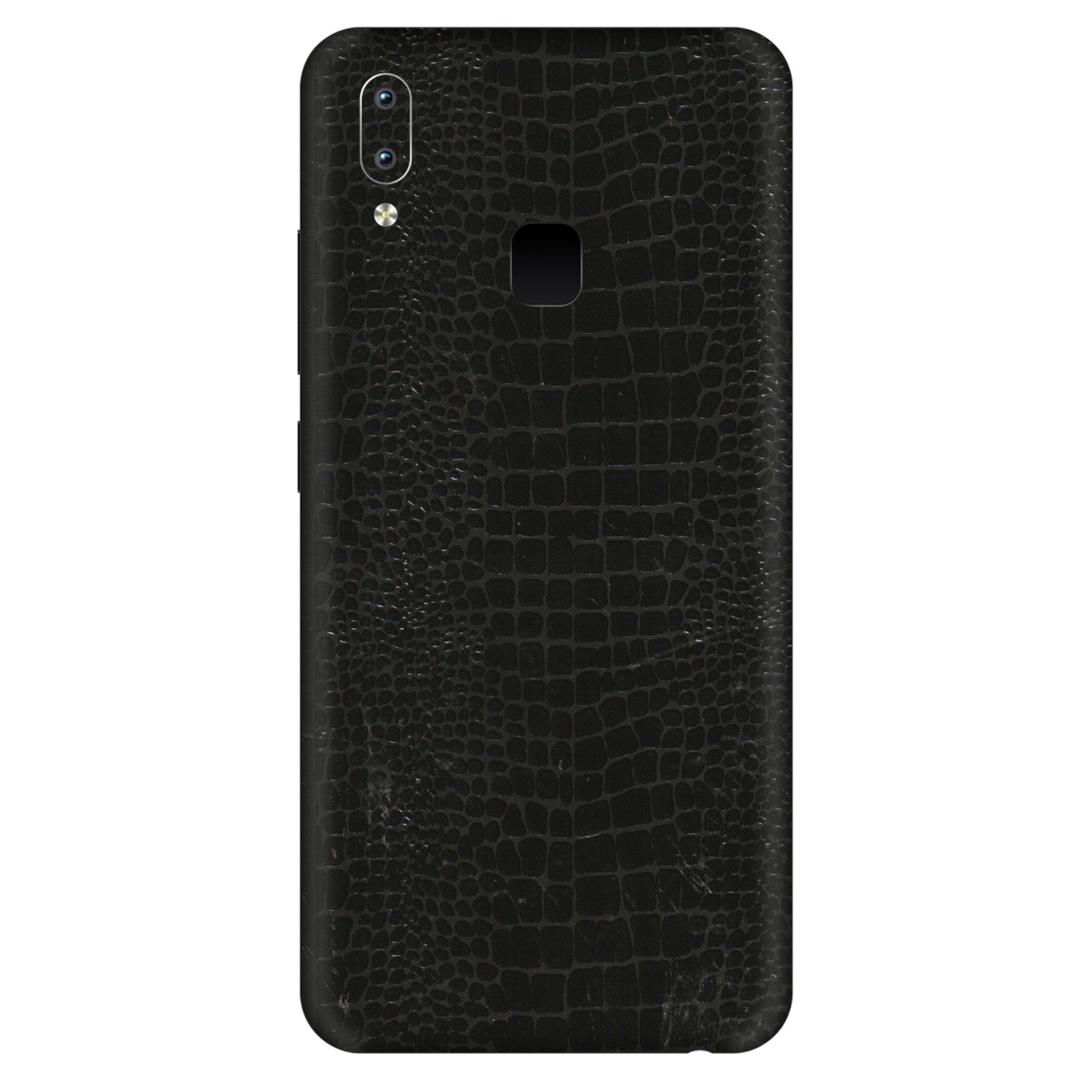 VIVO Y Series Phone Skins (All Models) - Snake Leather Black - 3D Embossed Finish (L-107) Vivo Y95