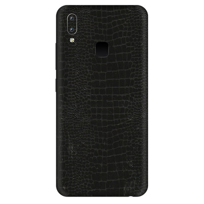 VIVO Y Series Phone Skins (All Models) - Snake Leather Black - 3D Embossed Finish (L-107) Vivo Y95