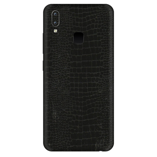 VIVO Y Series Phone Skins (All Models) - Snake Leather Black - 3D Embossed Finish (L-107) Vivo Y95