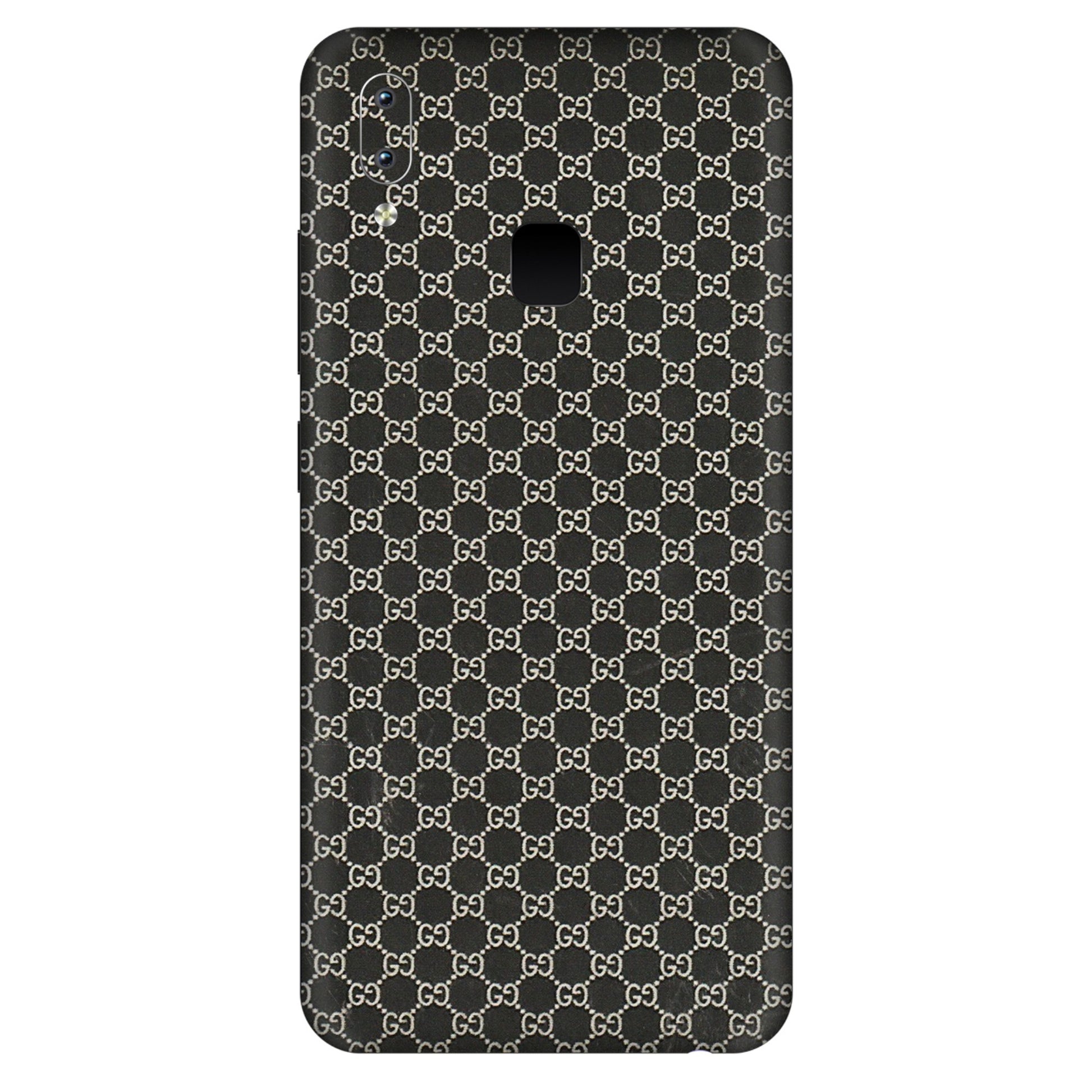 VIVO Y Series Phone Skins (All Models) - Black G Print - 3D Embossed Finish (L-109) Vivo Y95