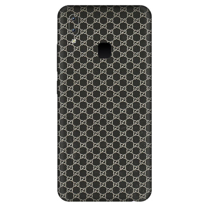 VIVO Y Series Phone Skins (All Models) - Black G Print - 3D Embossed Finish (L-109) Vivo Y95