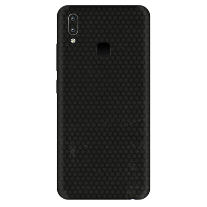 VIVO Y Series Phone Skins (All Models) - Black honeycomb - 3D Embossed Finish (L-114) Vivo Y95