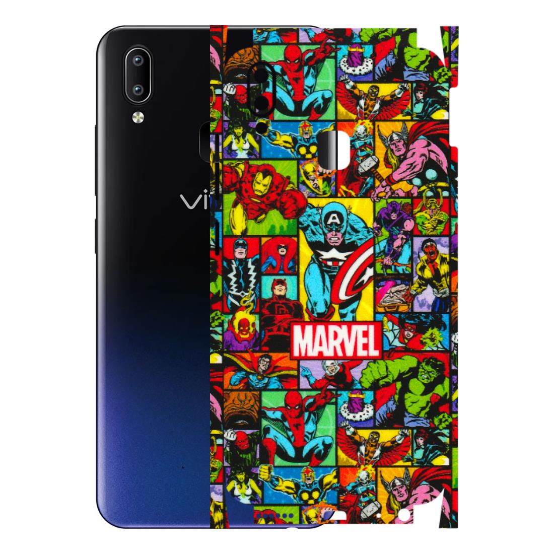VIVO Y Series Phone Skins (All Models) - MARVELOUS Comic Characters - 3D Embossed Finish (L-129) Vivo Y95