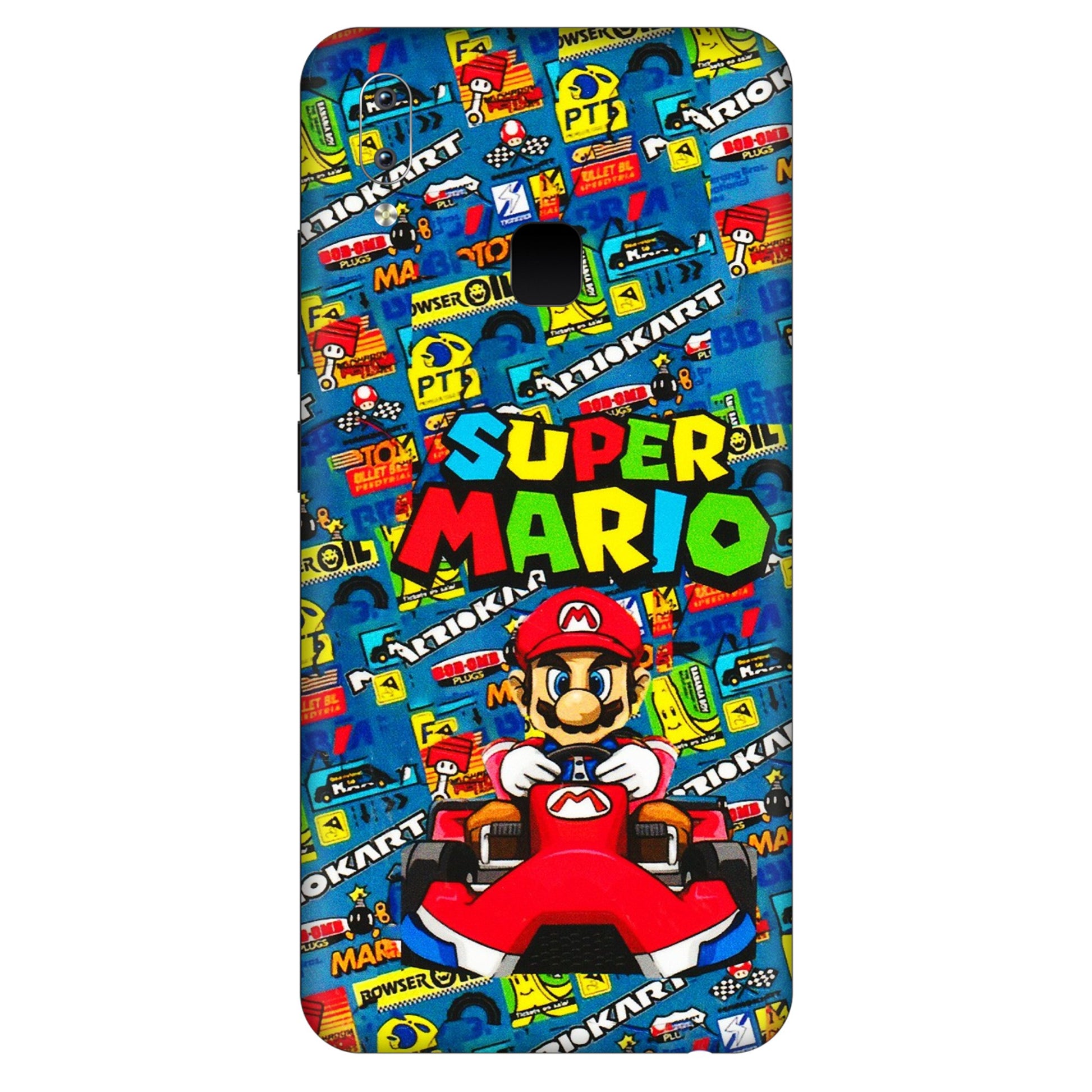 VIVO Y Series Phone Skins (All Models) - Super Mario Kart - 3D Embossed Finish (L-140) Vivo Y95