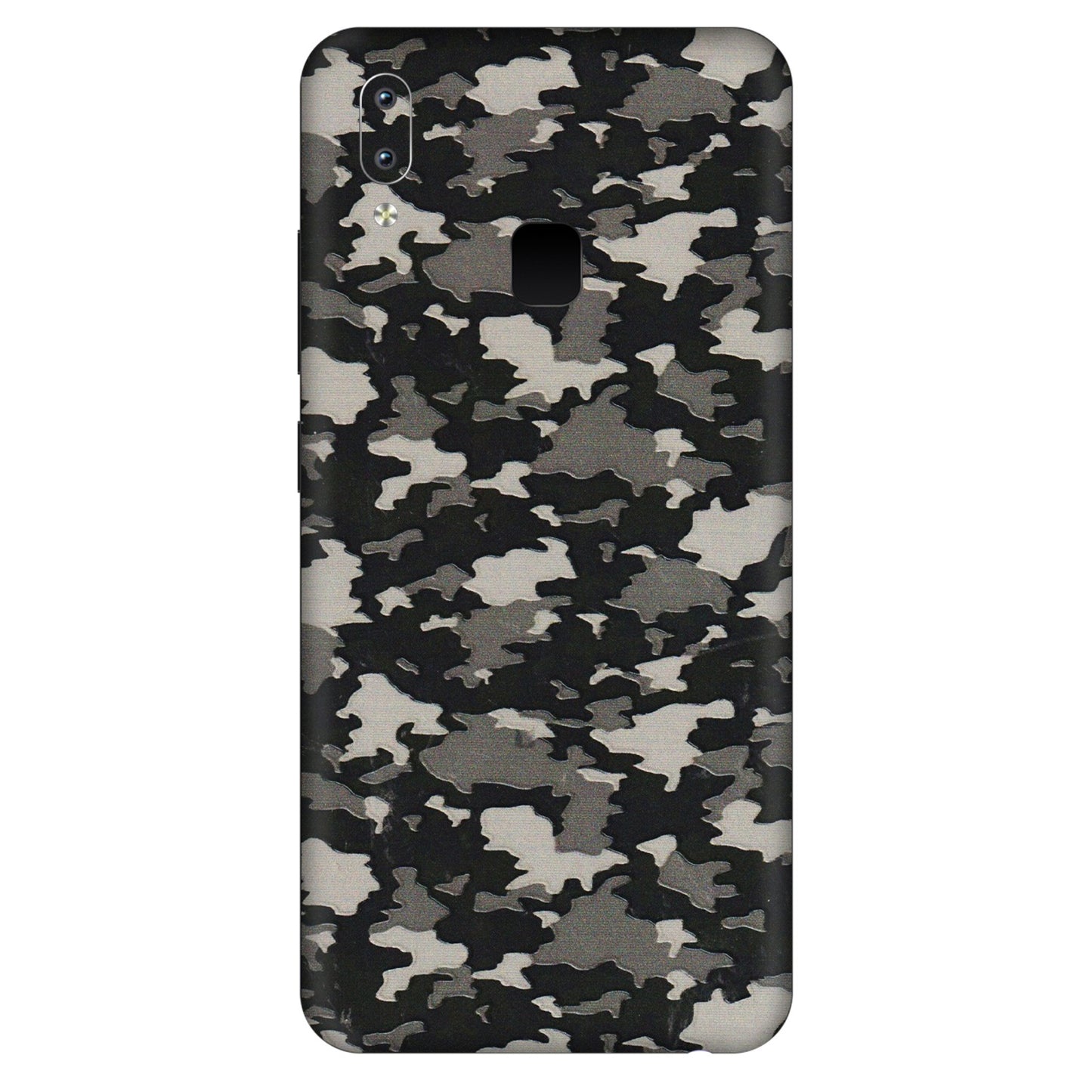 VIVO Y Series Phone Skins (All Models) - Black/Grey Camoflaunge - 3D Embossed Finish (L-142) Vivo Y95