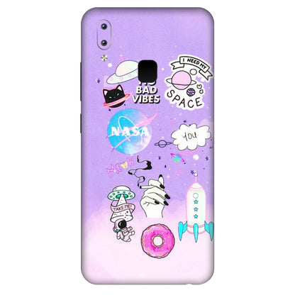 VIVO Y Series Phone Skins (All Models) - I Need My Nasa Skin - 3D Embossed Finish (L-149) Vivo Y95