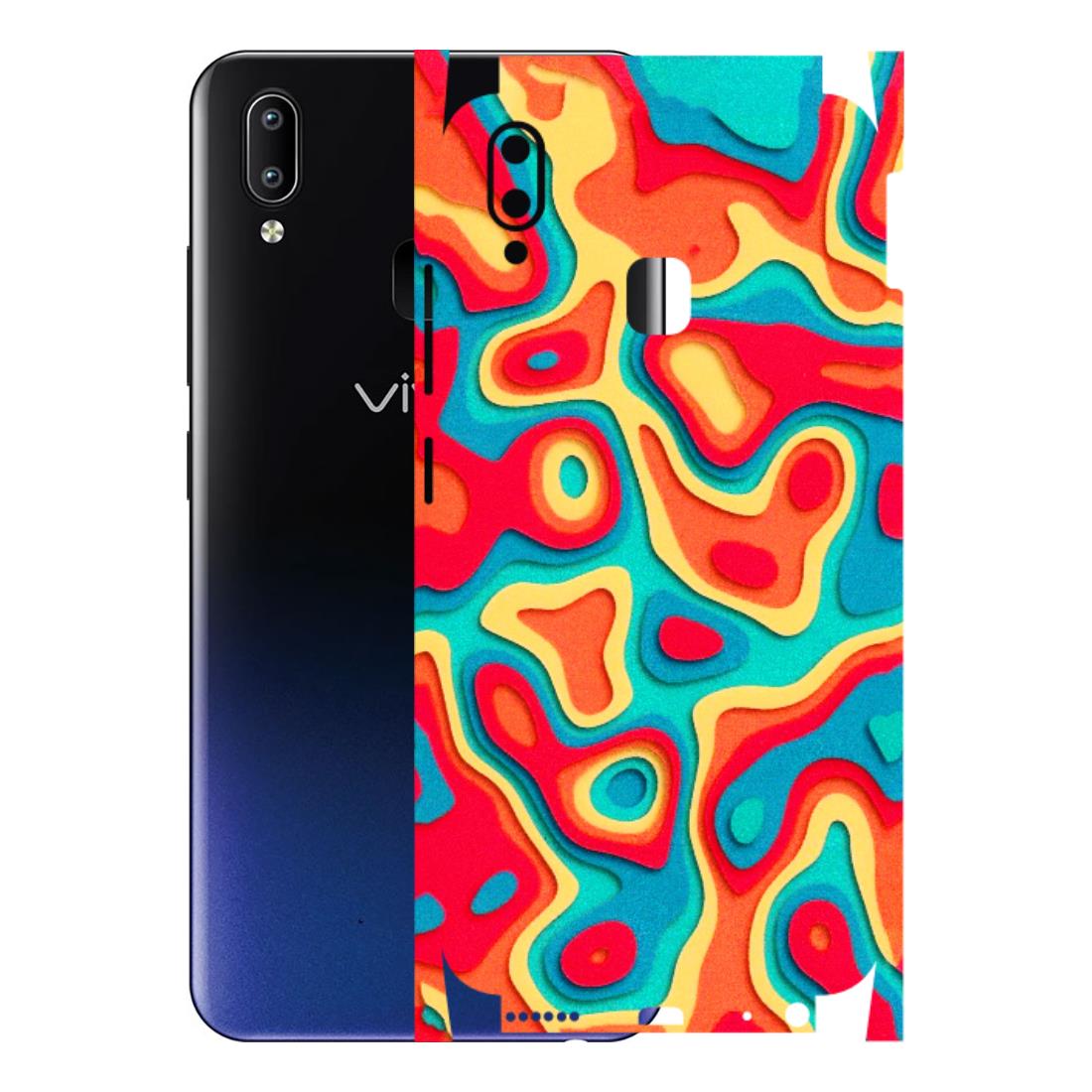 VIVO Y Series Phone Skins (All Models) - Abstract Swirl - 3D Embossed Finish (L-150) Vivo Y95