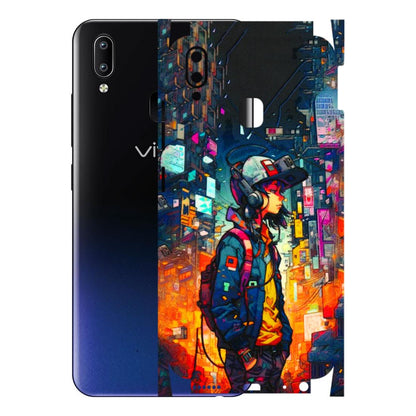 VIVO Y Series Phone Skins (All Models) - Street Anime Guy - 3D Embossed Finish (L-158) Vivo Y95