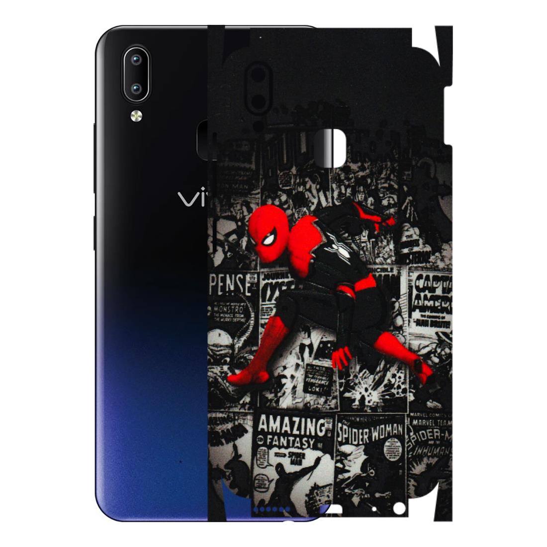 VIVO Y Series Phone Skins (All Models) - SpiderMan New - 3D Embossed Finish (L-162) Vivo Y95
