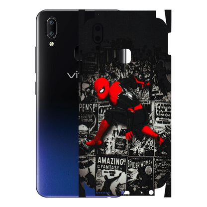VIVO Y Series Phone Skins (All Models) - SpiderMan New - 3D Embossed Finish (L-162) Vivo Y95