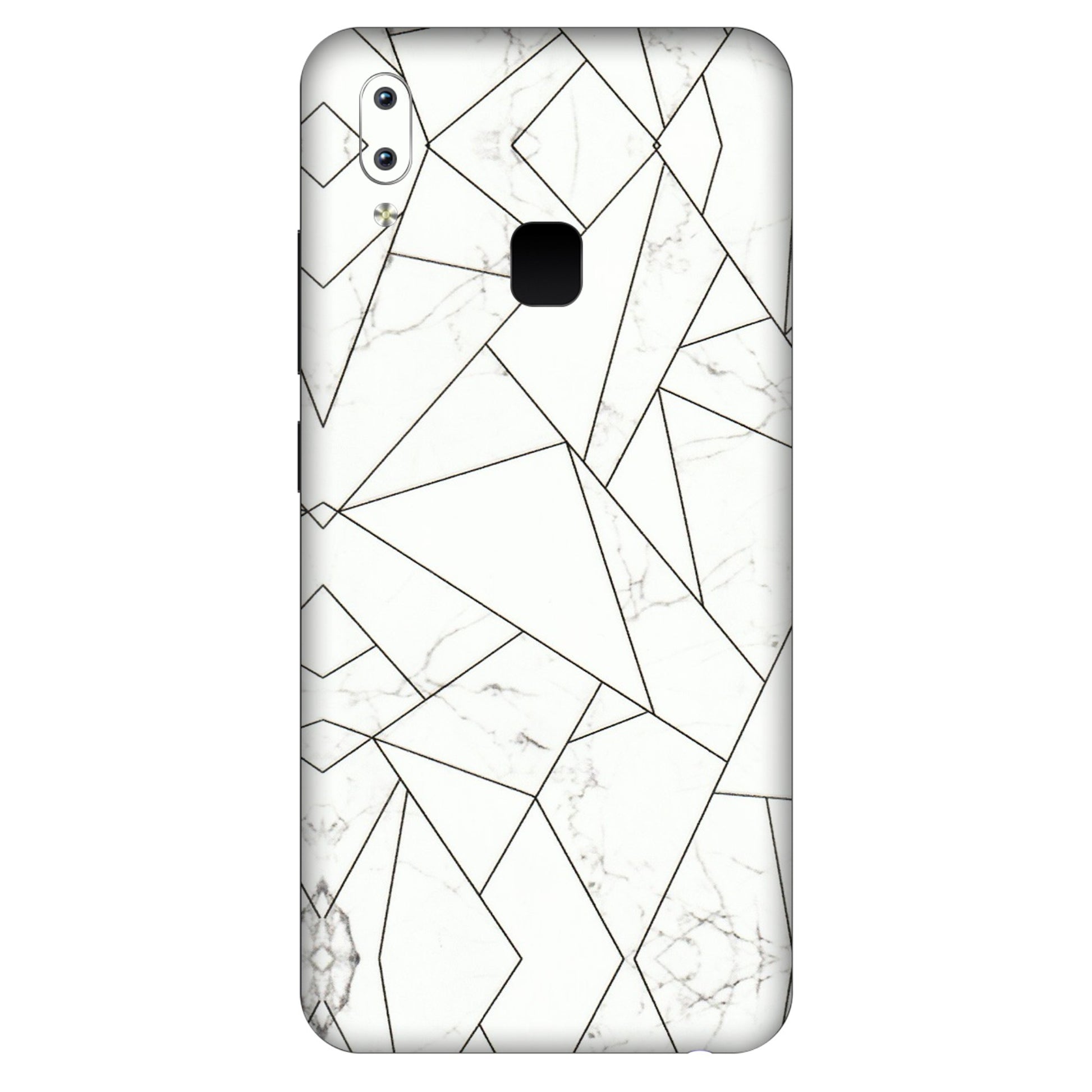 VIVO Y Series Phone Skins (All Models) - Luxury White Marble Effect - 3D Embossed Finish (L-168) Vivo Y95
