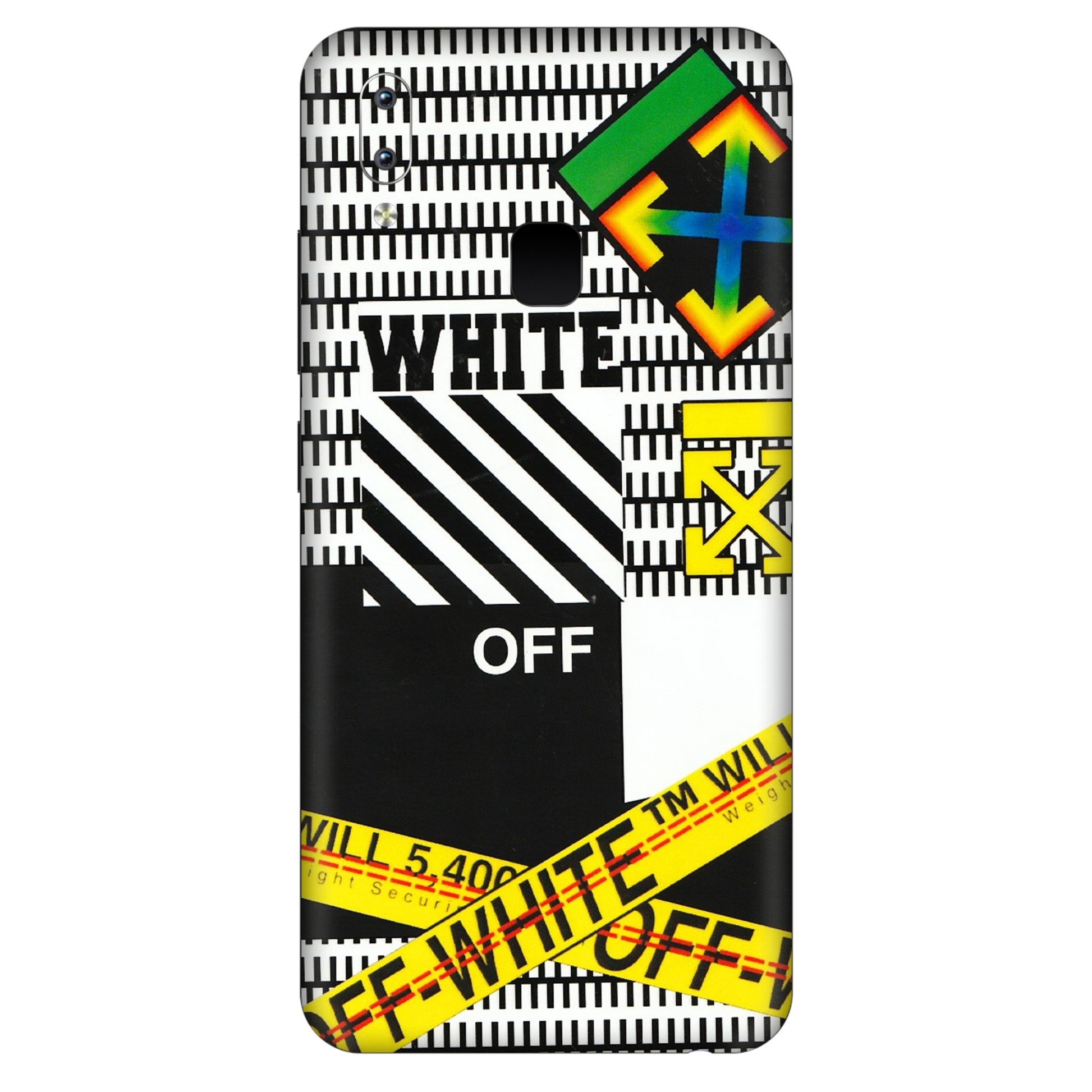 VIVO Y Series Phone Skins (All Models) - White Off Abstract - 3D Embossed Finish (L-172) Vivo Y95