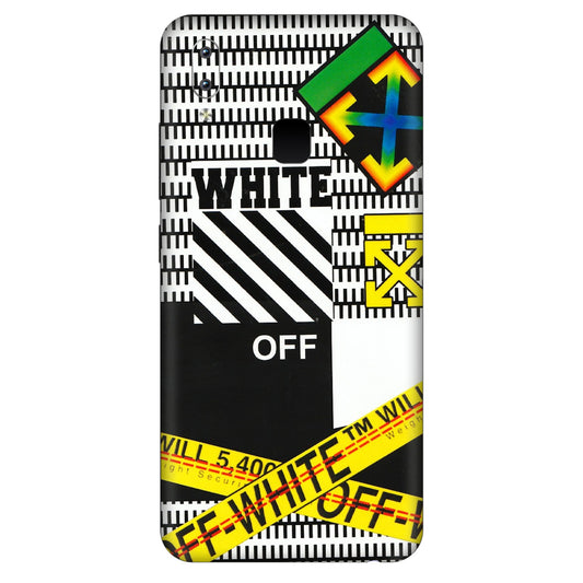 VIVO Y Series Phone Skins (All Models) - White Off Abstract - 3D Embossed Finish (L-172) Vivo Y95