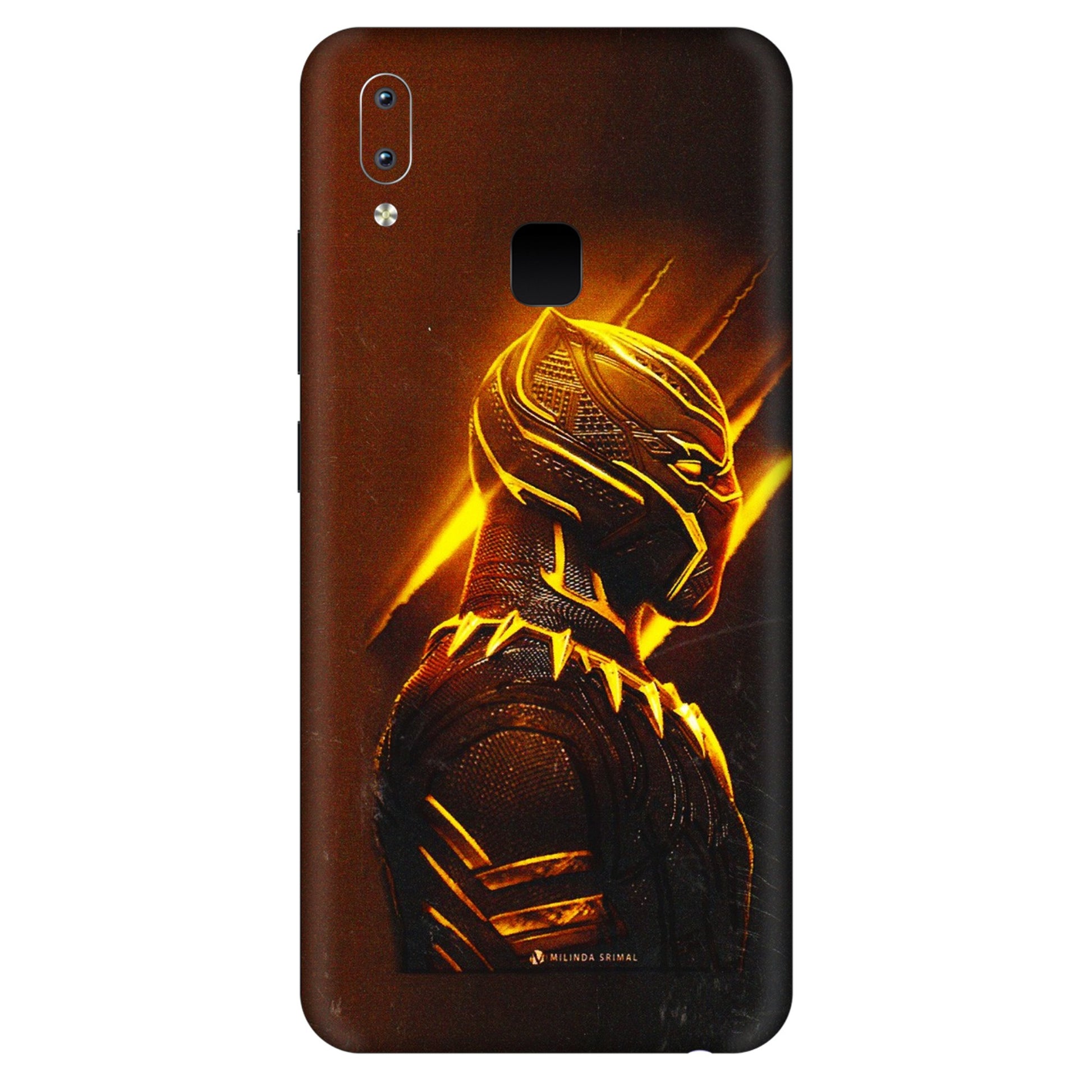 VIVO Y Series Phone Skins (All Models) - Gold Black Panther - 3D Embossed Finish (L-181) Vivo Y95