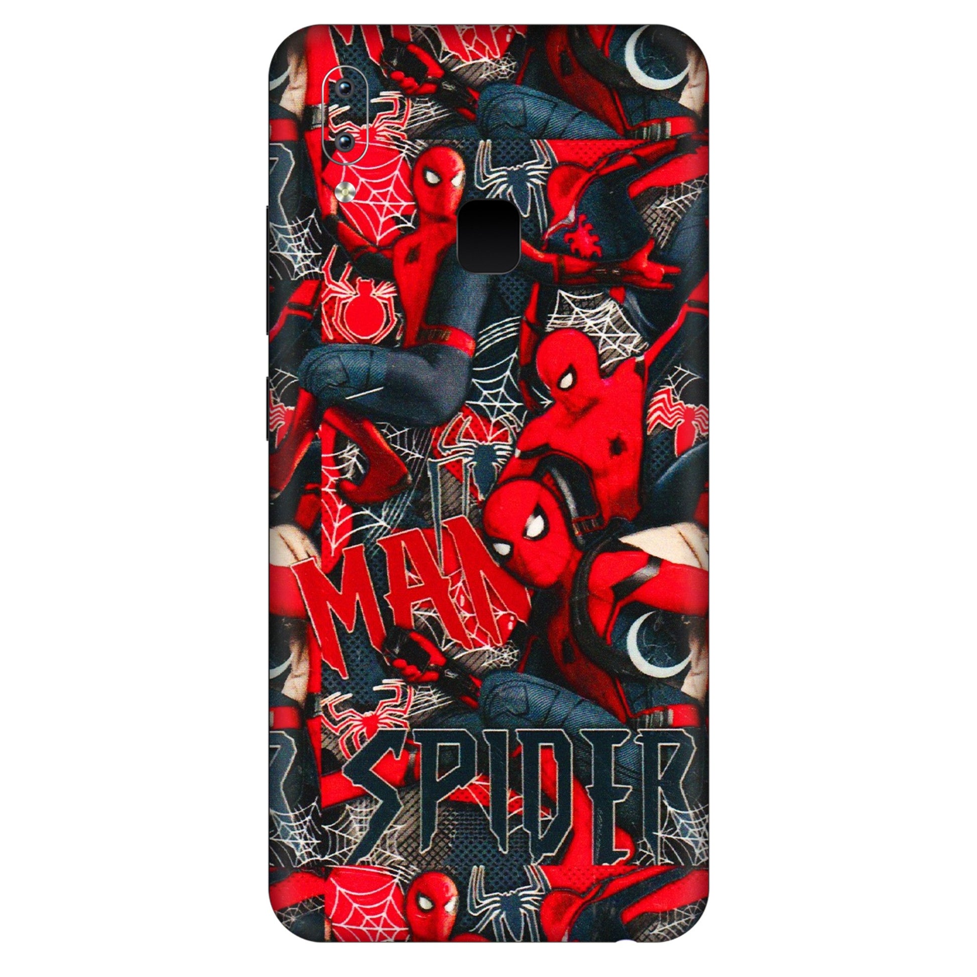VIVO Y Series Phone Skins (All Models) - SpiderMan Cool - 3D Embossed Finish (L-188) Vivo Y95