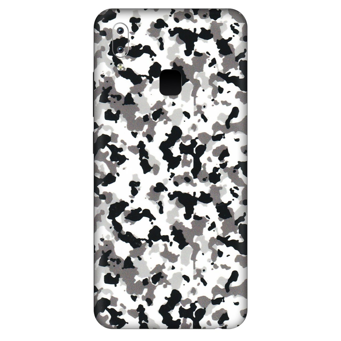 VIVO Y Series Phone Skins (All Models) - White Black Camouflage - 3D Embossed Finish (L-18) Vivo Y95
