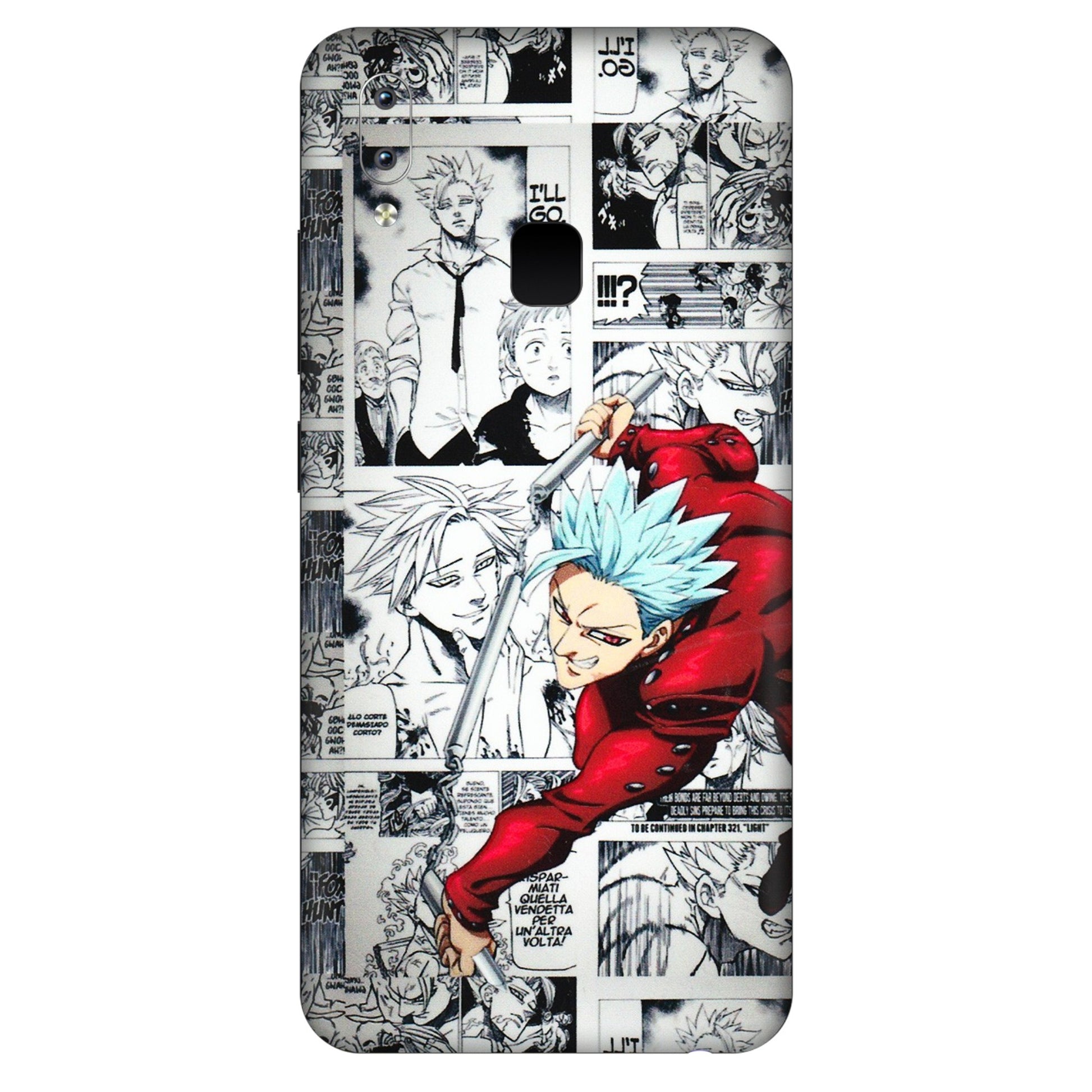 VIVO Y Series Phone Skins (All Models) - Anime Comic - 3D Embossed Finish (L-192) Vivo Y95