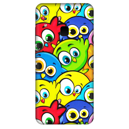 VIVO Y Series Phone Skins (All Models) - Cute Fluffy Birds - 3D Embossed Finish (L-213) Vivo Y95