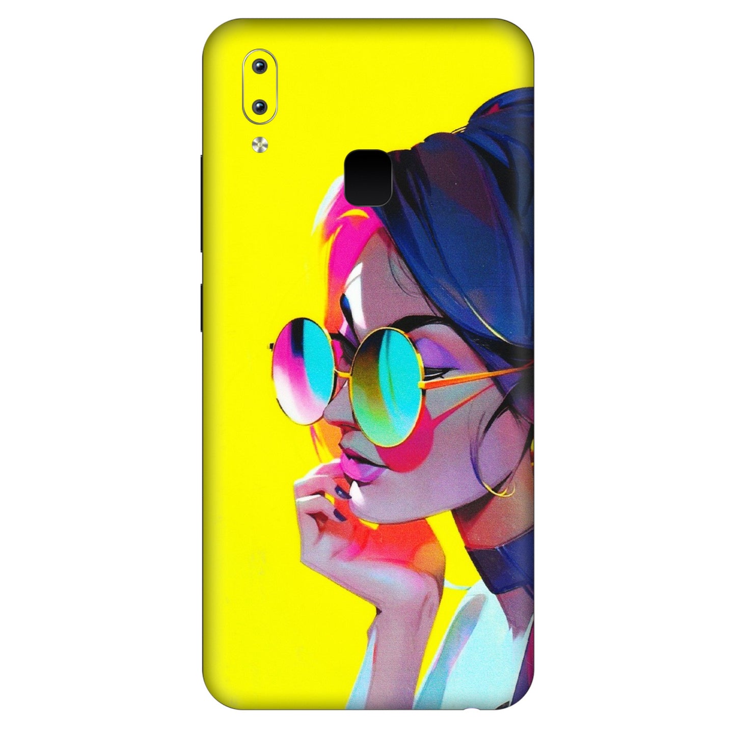 VIVO Y Series Phone Skins (All Models) - Bold Stylish Girl - 3D Embossed Finish (L-222) Vivo Y95