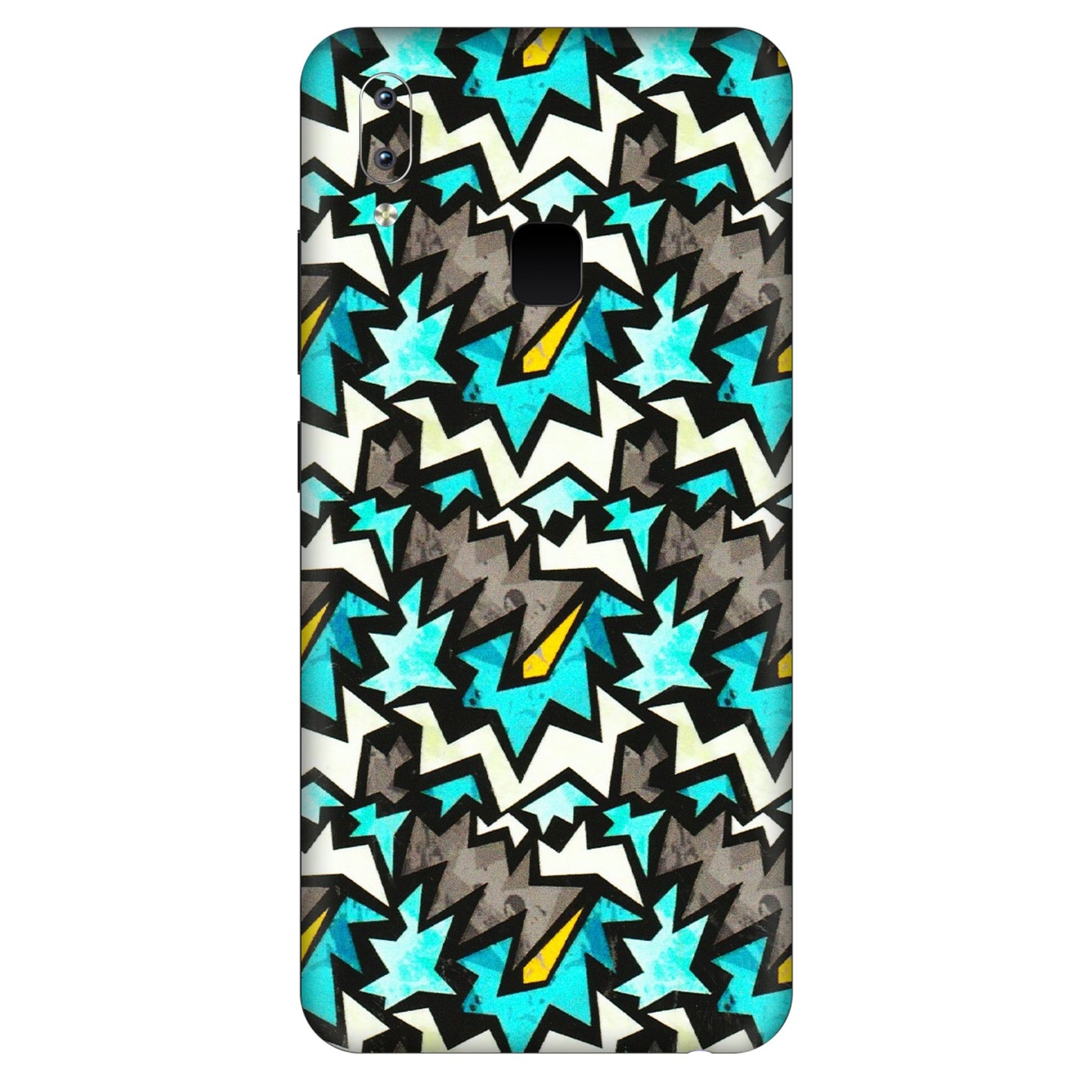 VIVO Y Series Phone Skins (All Models) - Funky Zig Zag - 3D Embossed Finish (L-223) Vivo Y95
