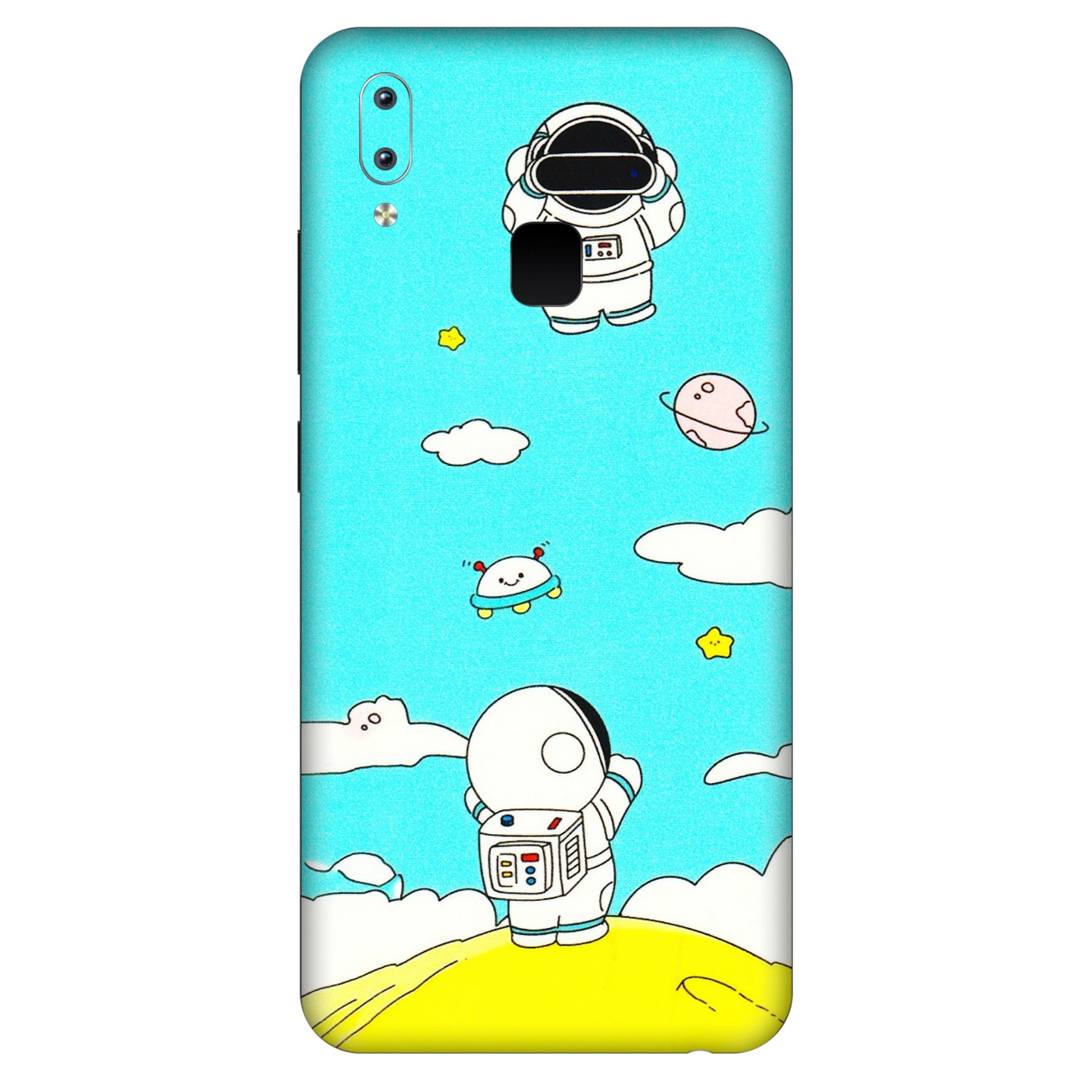 VIVO Y Series Phone Skins (All Models) - Blue Skies Astro Float - 3D Embossed Finish (L-230) Vivo Y95
