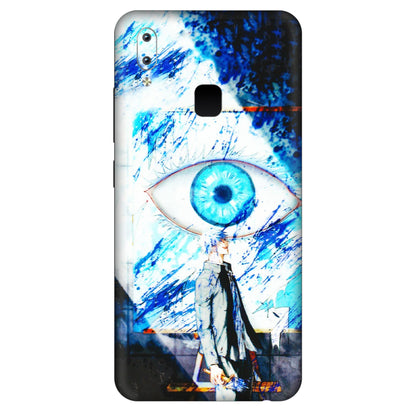 VIVO Y Series Phone Skins (All Models) - Gojo Satoru evil eye - 3D Embossed Finish (L-239) Vivo Y95