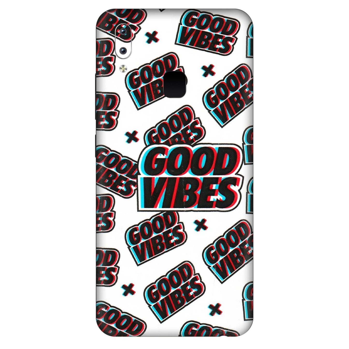 VIVO Y Series Phone Skins (All Models) - Good Vibes - 3D Embossed Finish (L-282) Vivo Y95