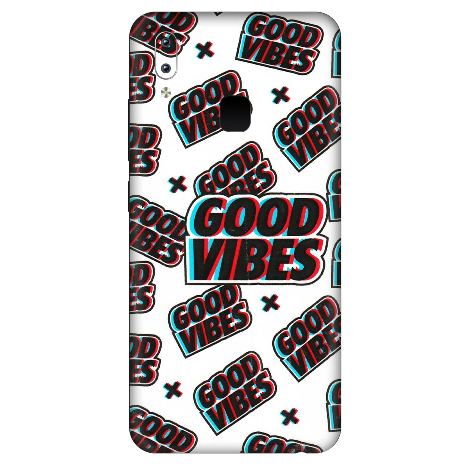 VIVO Y Series Phone Skins (All Models) - Good Vibes - 3D Embossed Finish (L-282) Vivo Y95
