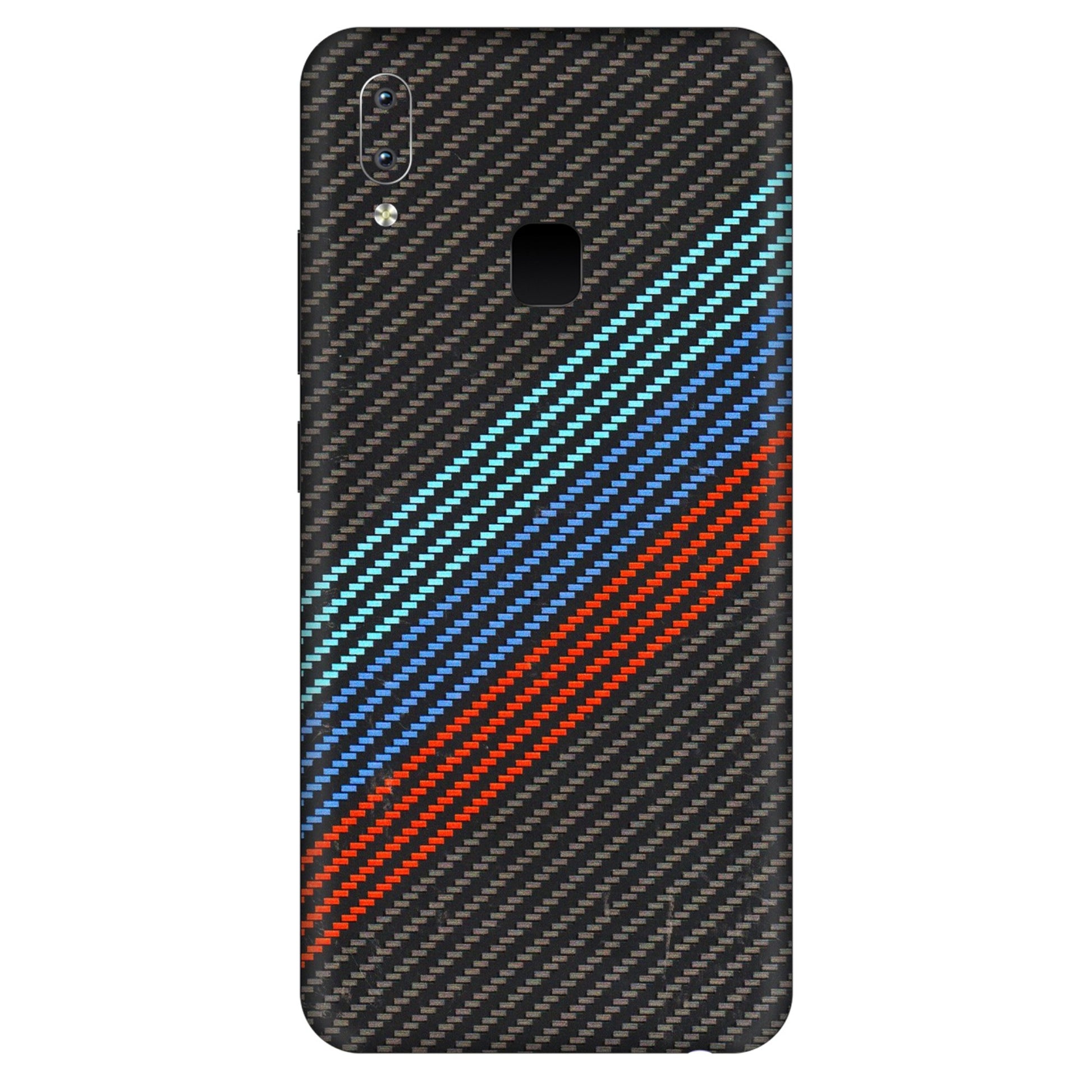 VIVO Y Series Phone Skins (All Models) - Carbon BM - 3D Embossed Finish (L-302) Vivo Y95