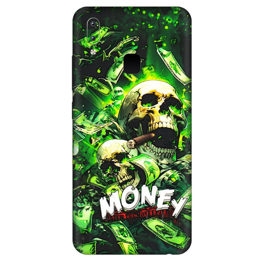 VIVO Y Series Phone Skins (All Models) - Skull Money - 3D Embossed Finish (L-303) Vivo Y95