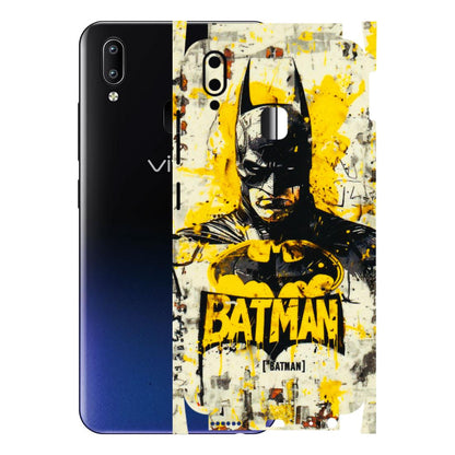 VIVO Y Series Phone Skins (All Models) - Batman Yellow BT - 3D Embossed Finish (L-304) Vivo Y95