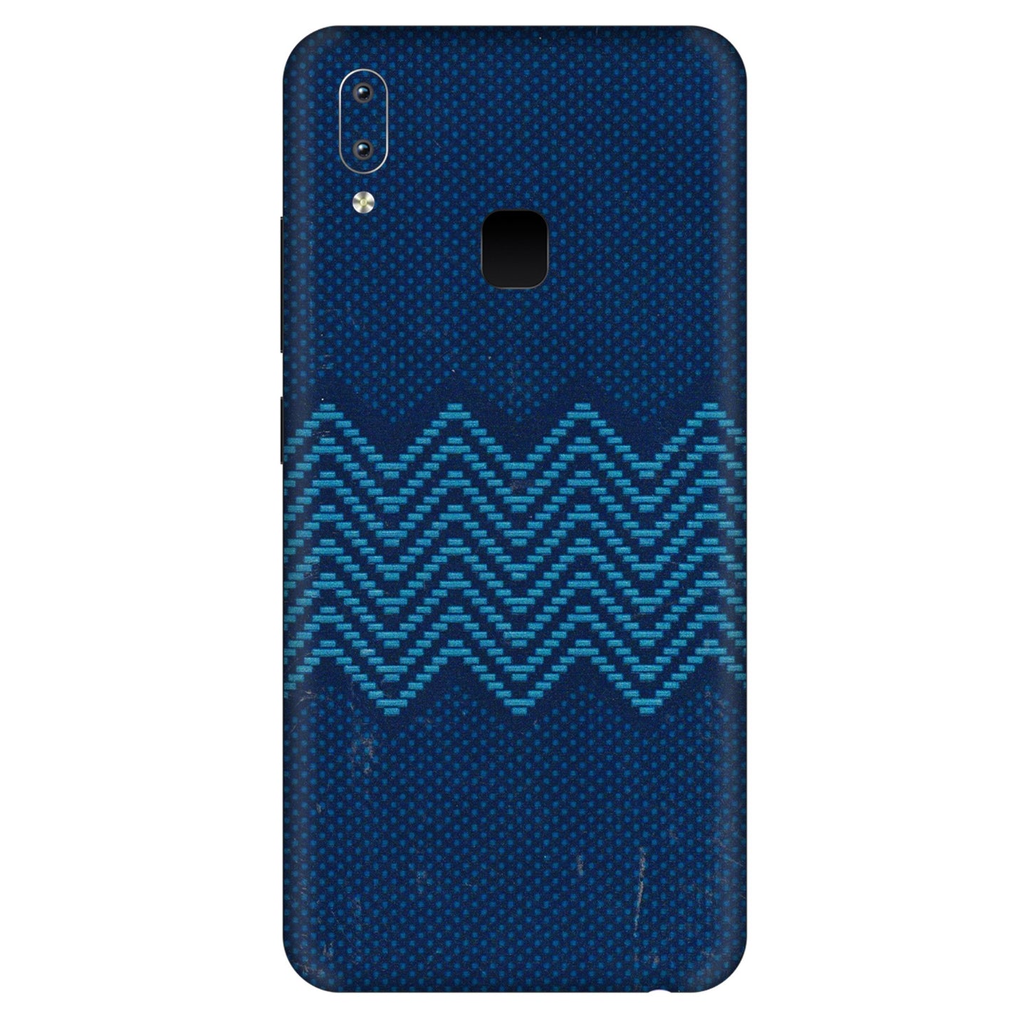 VIVO Y Series Phone Skins (All Models) - Blue Sober Waves - 3D Embossed Finish (L-306) Vivo Y95