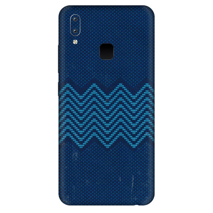 VIVO Y Series Phone Skins (All Models) - Blue Sober Waves - 3D Embossed Finish (L-306) Vivo Y95