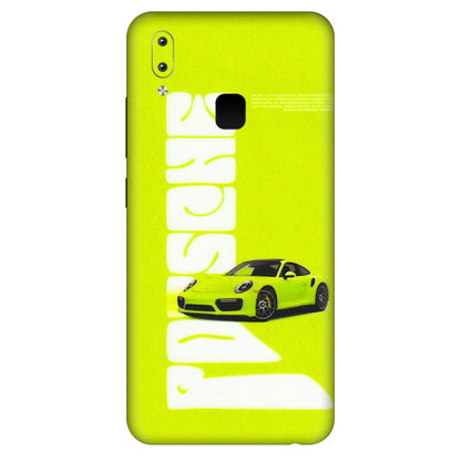 VIVO Y Series Phone Skins (All Models) - Lime Green Porche - 3D Embossed Finish (L-30) Vivo Y95