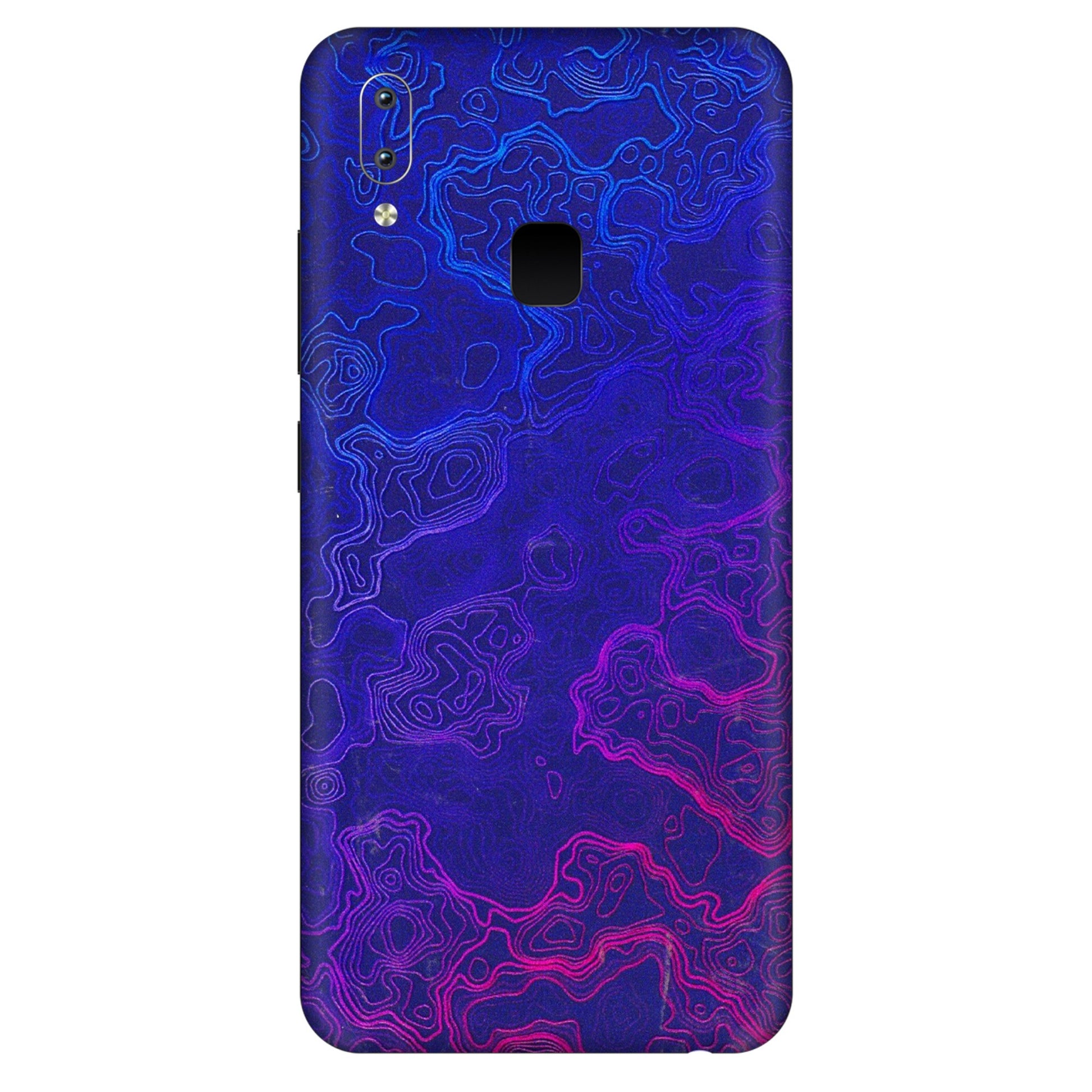 VIVO Y Series Phone Skins (All Models) - Purple Ripples Swirl - 3D Embossed Finish (L-314) Vivo Y95