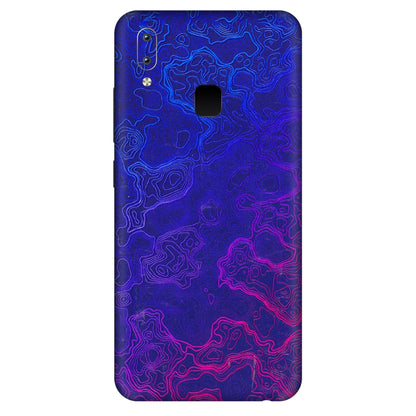 VIVO Y Series Phone Skins (All Models) - Purple Ripples Swirl - 3D Embossed Finish (L-314) Vivo Y95