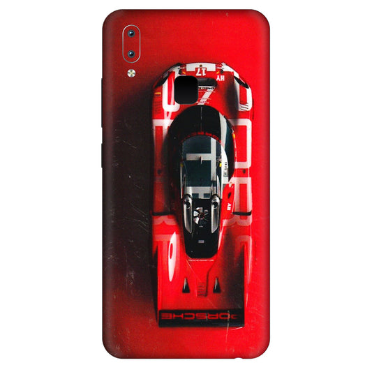 VIVO Y Series Phone Skins (All Models) - Red Porsche Car Logo - 3D Embossed Finish (L-315) Vivo Y95