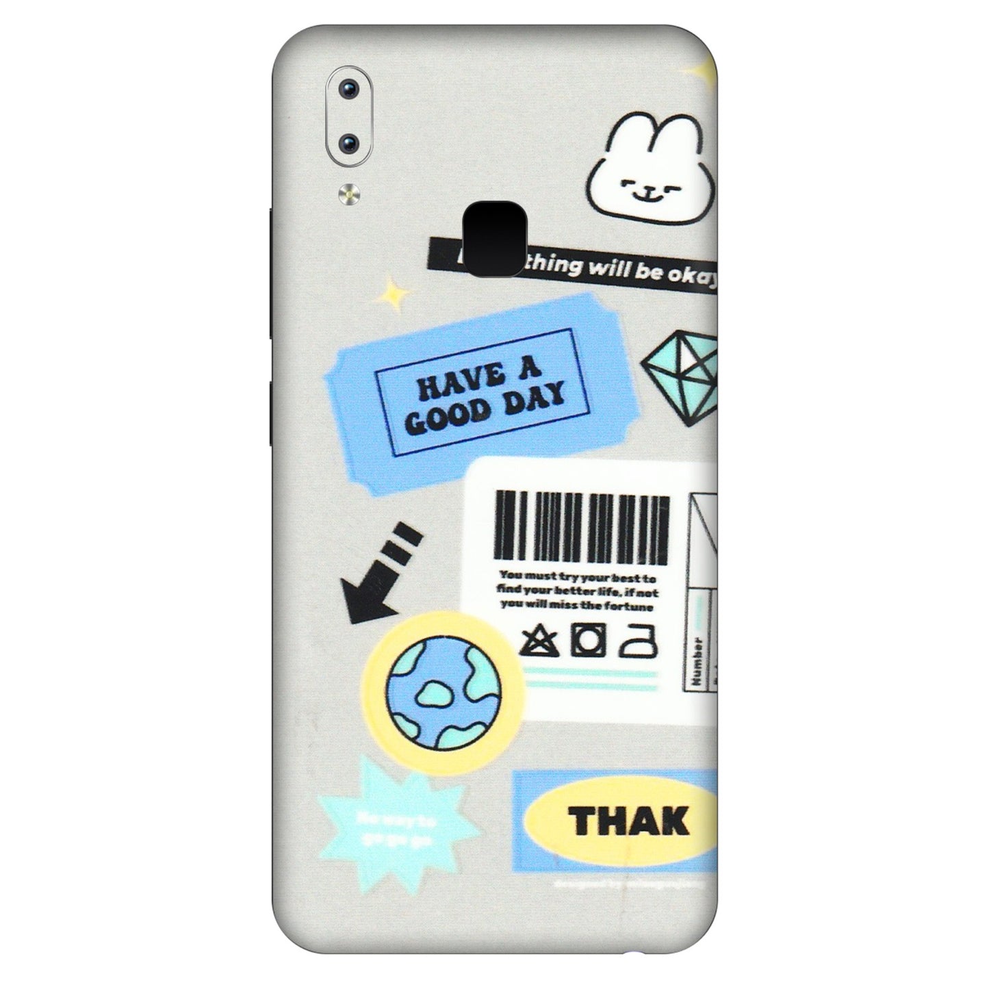VIVO Y Series Phone Skins (All Models) - Will Be Okay Design - 3D Embossed Finish (L-316) Vivo Y95