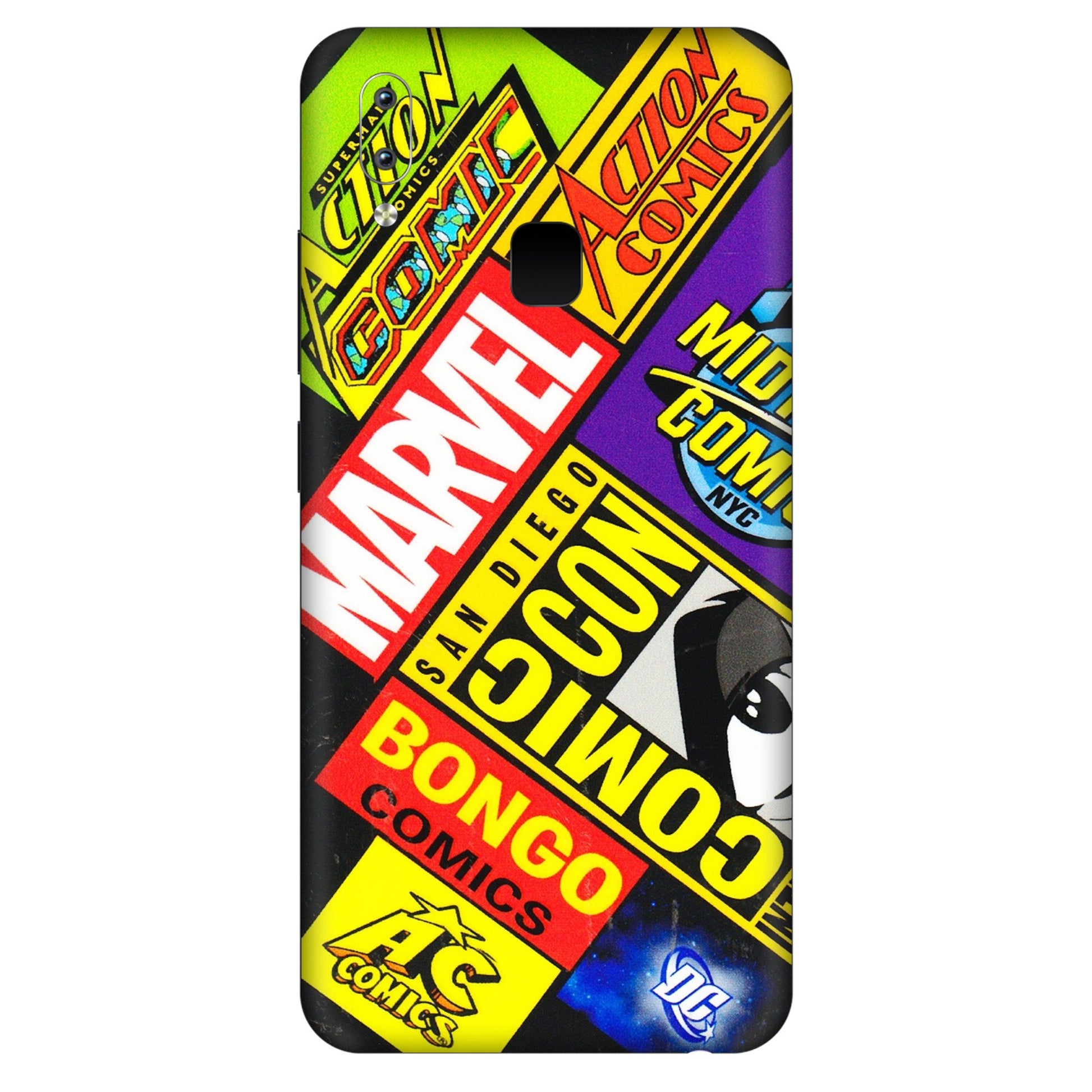 VIVO Y Series Phone Skins (All Models) - Bongo Comic Con - 3D Embossed Finish (L-325) Vivo Y95
