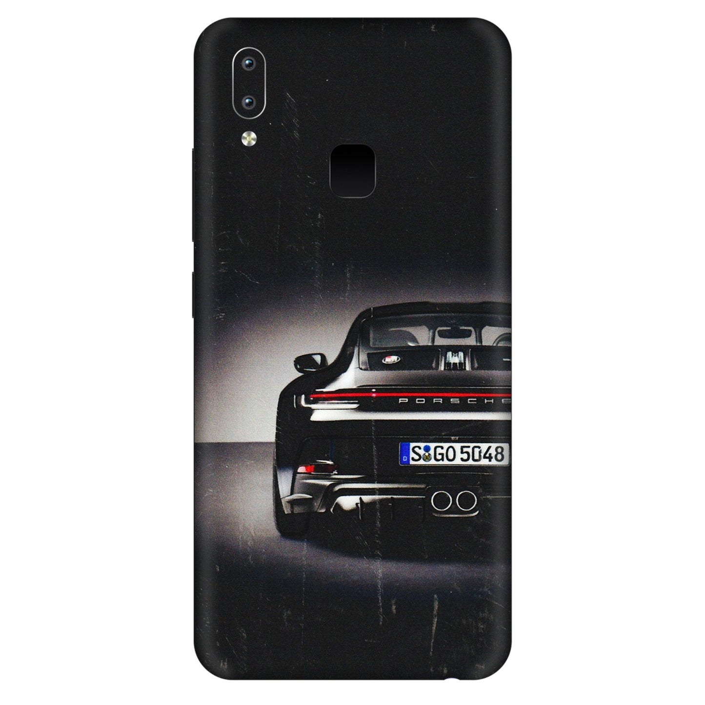 VIVO Y Series Phone Skins (All Models) - New Black Porsche GT3 - 3D Embossed Finish (L-327) Vivo Y95