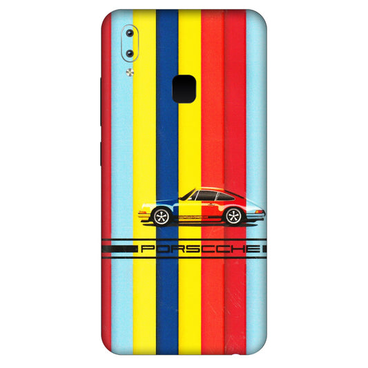 VIVO Y Series Phone Skins (All Models) - Multicolour Porche - 3D Embossed Finish (L-39) Vivo Y95