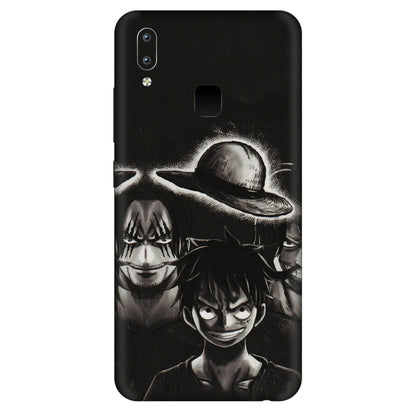 VIVO Y Series Phone Skins (All Models) - Black Luffy Hat - 3D Embossed Finish (L-57) Vivo Y95