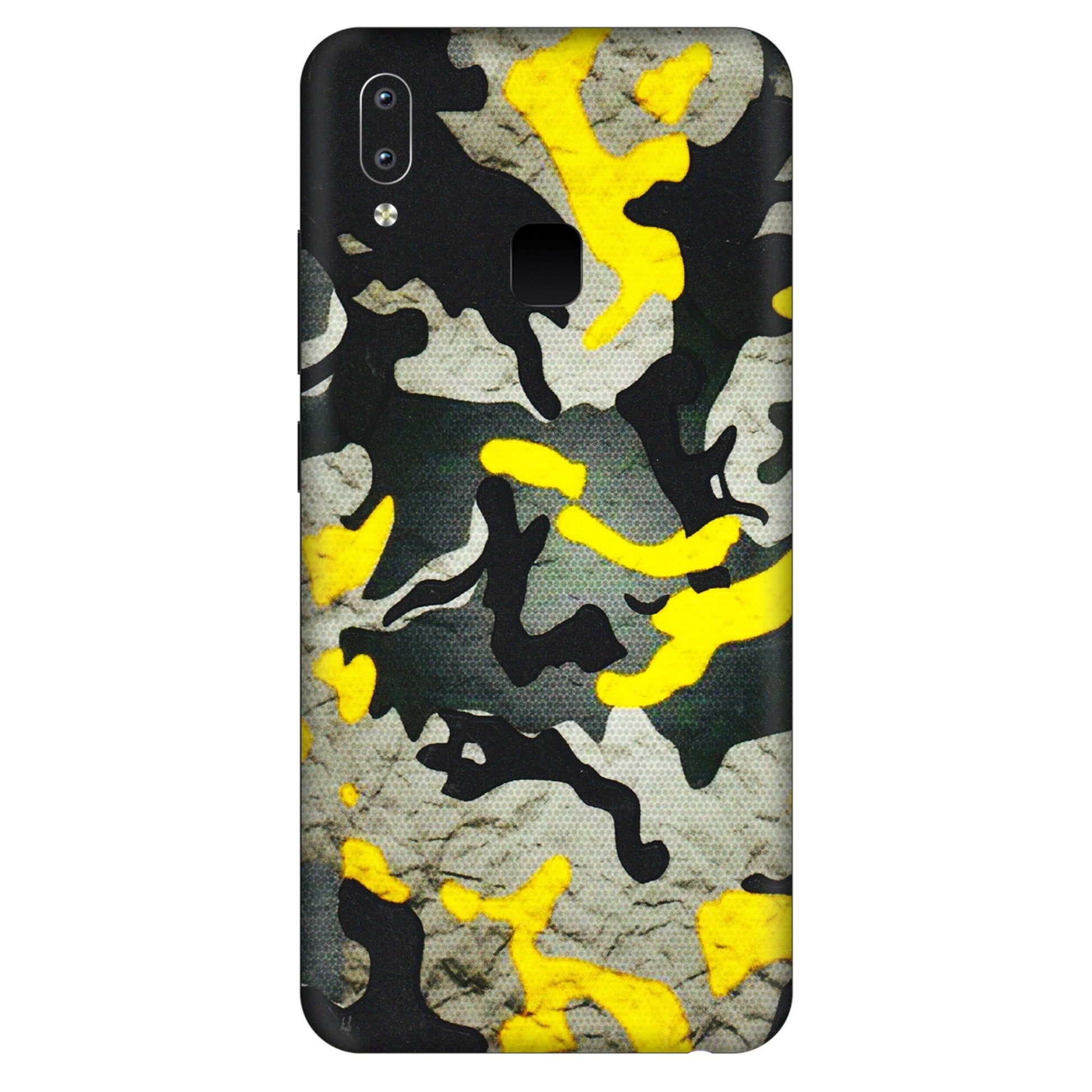 VIVO Y Series Phone Skins (All Models) - Yellow Camouflage - 3D Embossed Finish (L-61) Vivo Y95