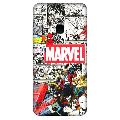 VIVO Y Series Phone Skins (All Models) - Marvel Colorful Comic - 3D Embossed Finish (L-64) Vivo Y95