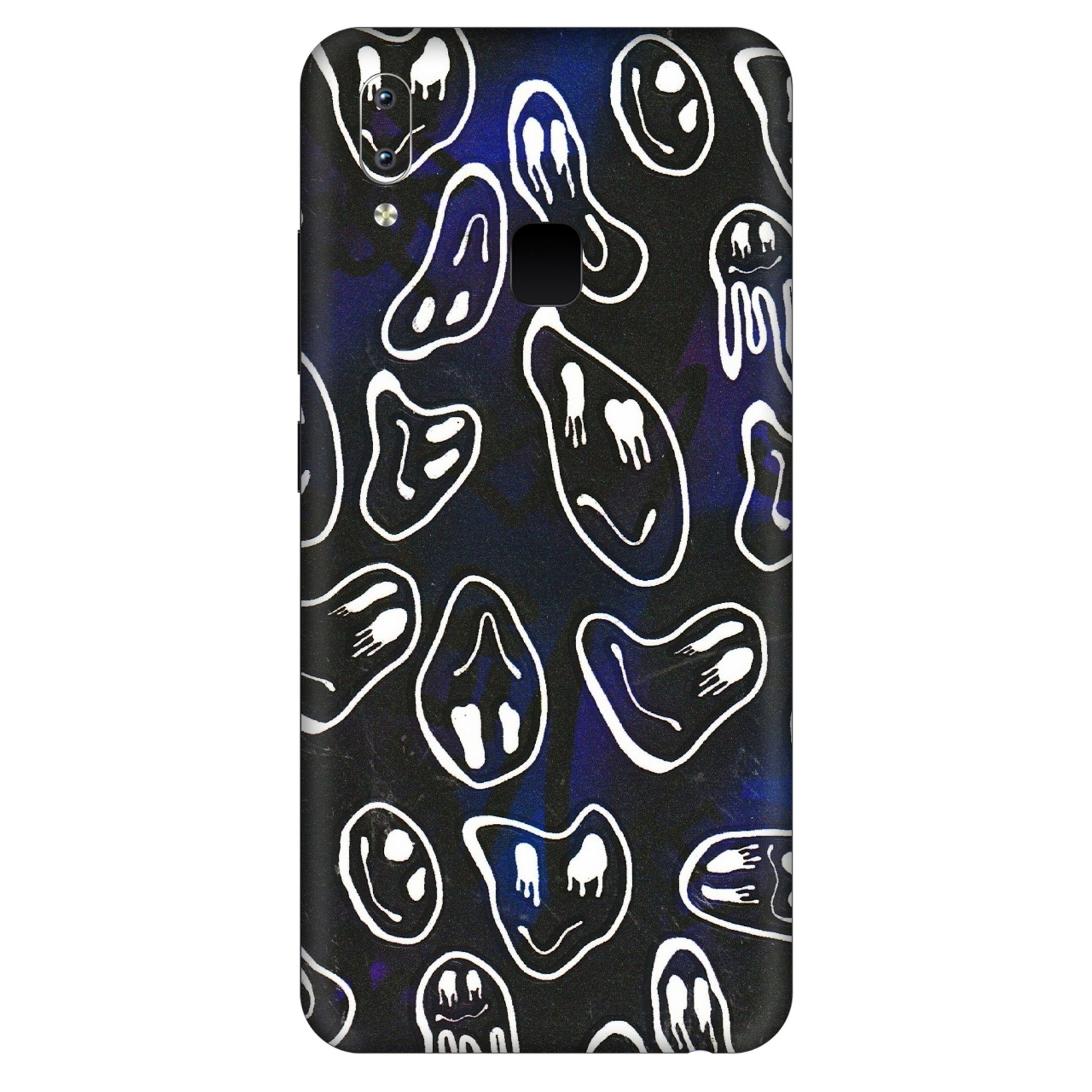 VIVO Y Series Phone Skins (All Models) - Distorted Smileys - 3D Embossed Finish (L-92) Vivo Y95