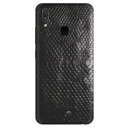 VIVO Y Series Phone Skins (All Models) - Black Snack Leather - Matte Finish (M-147) Vivo Y95