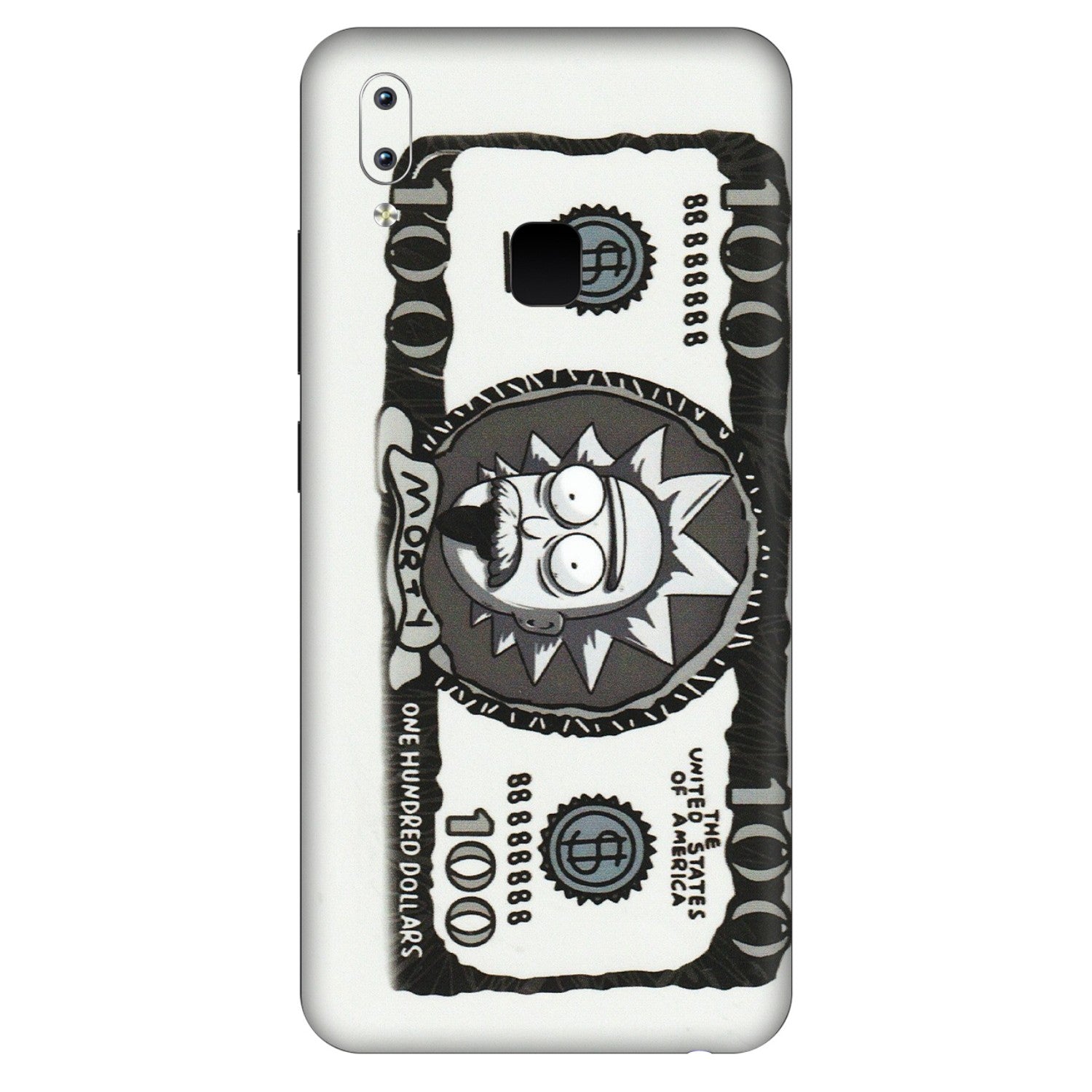 VIVO Y Series Phone Skins (All Models) - Rick And Morty Hundred Dollar Anime - Matte Finish (M-161) Vivo Y95
